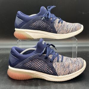 ASICS Gel-Kenun Knit Women Running Shoes Sneakers Blue Pink Low Top Size 8.5